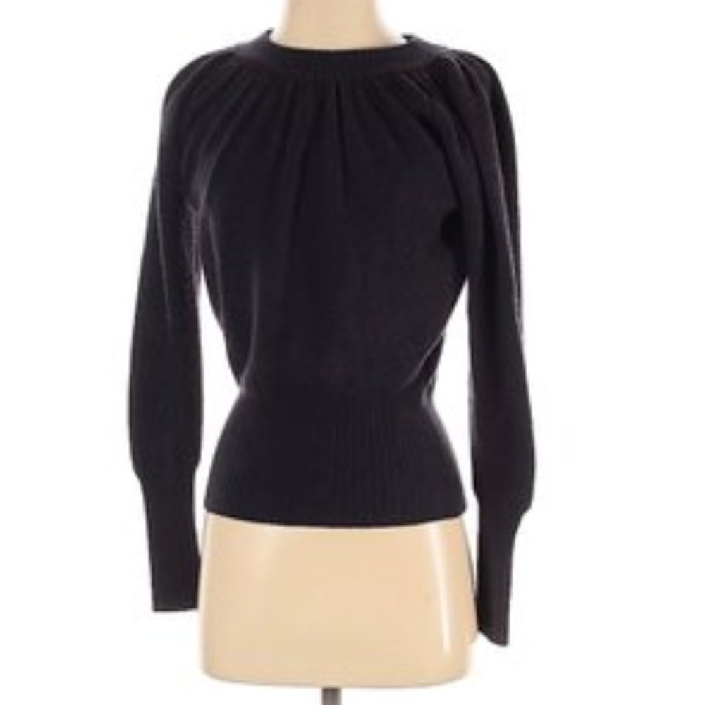 Calypso cashmere gray Pleated sweater S